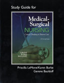Study guide for Medical-surgical nursing : critical thinking in patient care /