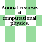 Annual reviews of computational physics.
