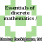Essentials of discrete mathematics /